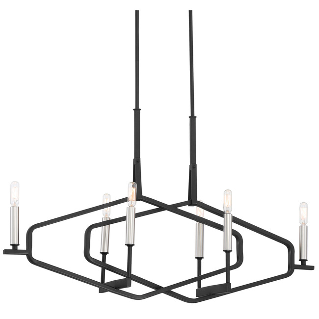 Traveler Linear Chandelier by George Kovacs