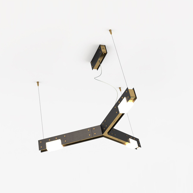 Cubi Triangle Pendant by Intueri Light