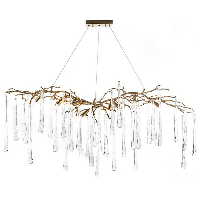 Teardrop Linear Chandelier by John-Richard