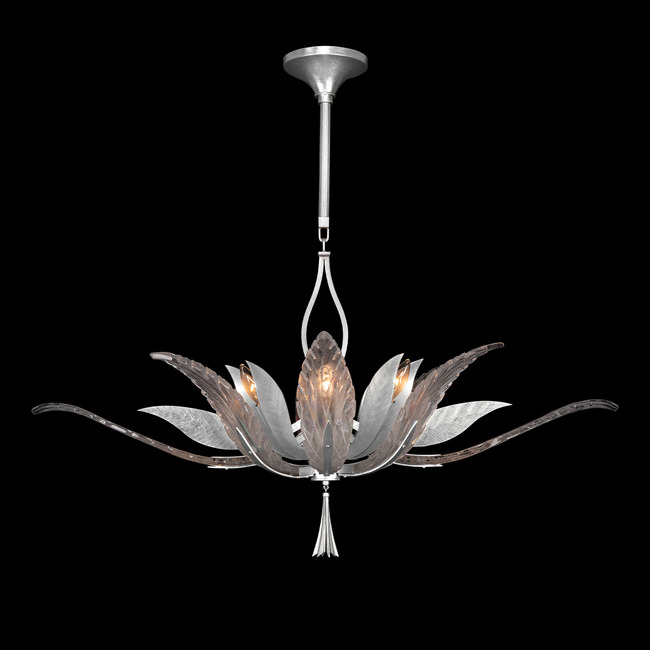Plume Oblong Chandelier by Fine Art Handcrafted Lighting