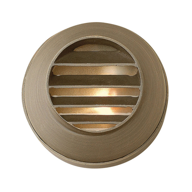 Hardy Island 12V Round Louvered Deck Light by Hinkley Lighting