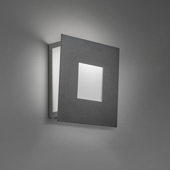 Eo Thick Square Wall Sconce by UltraLights
