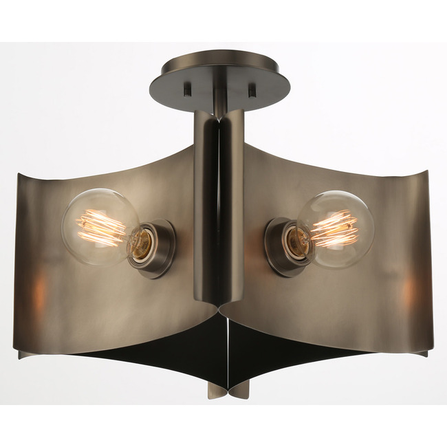 Metallo Semi Flush Ceiling Light by Eurofase