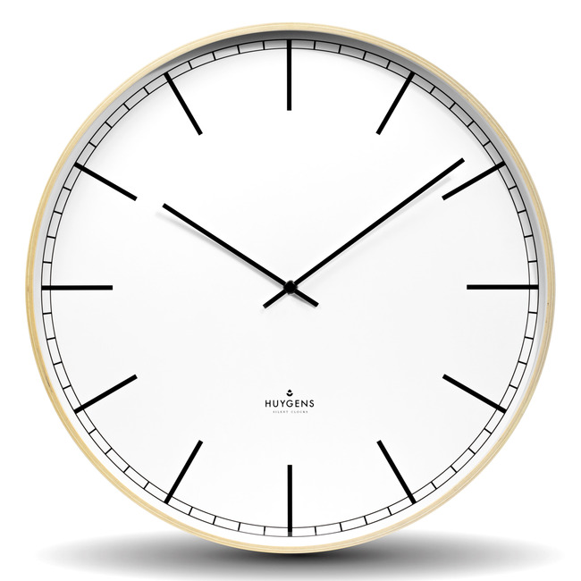 Wood Wall Clock by Huygens