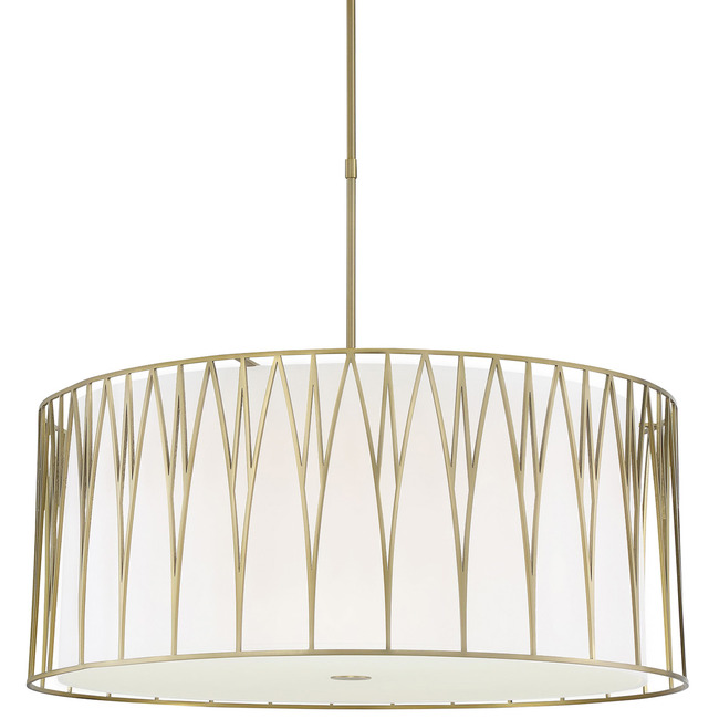 Regal Terrace Drum Pendant by Minka Lavery