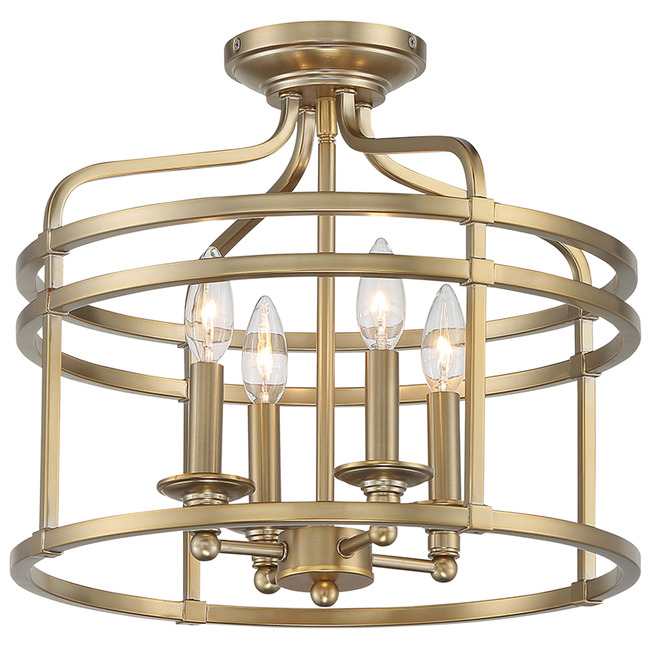 Covent Park Semi Flush Ceiling Light by Minka Lavery