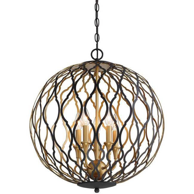 Gilded Glam Pendant by Minka Lavery
