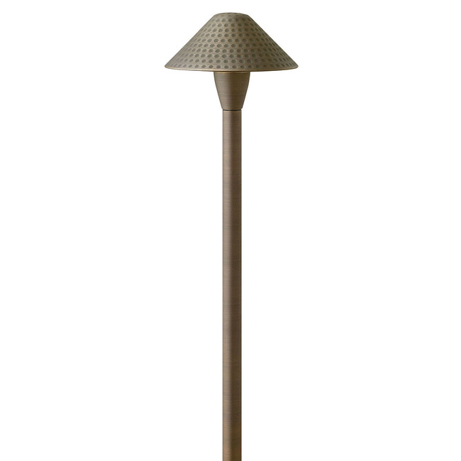 Hardy Island 12V Hammered Path Light by Hinkley Lighting