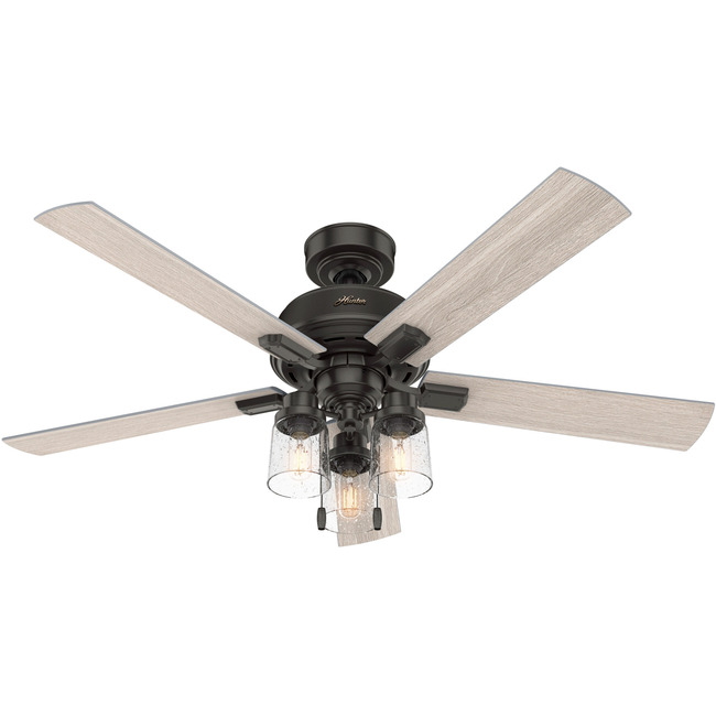 Hartland Ceiling Fan with Light by Hunter Fan