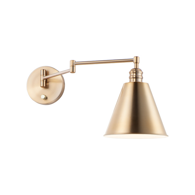 Library Swing Arm Wall Sconce by Maxim Lighting