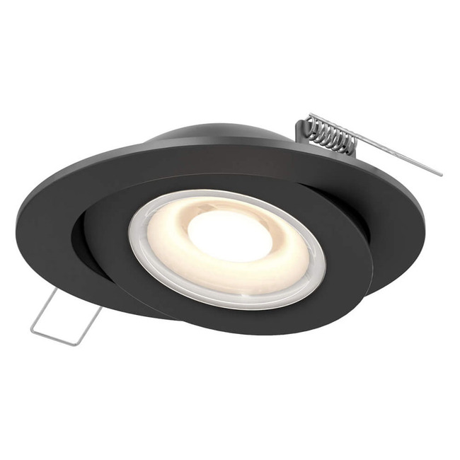 Pivot 4IN Round 3000K Flat Gimbal Recessed Downlight by DALS Lighting