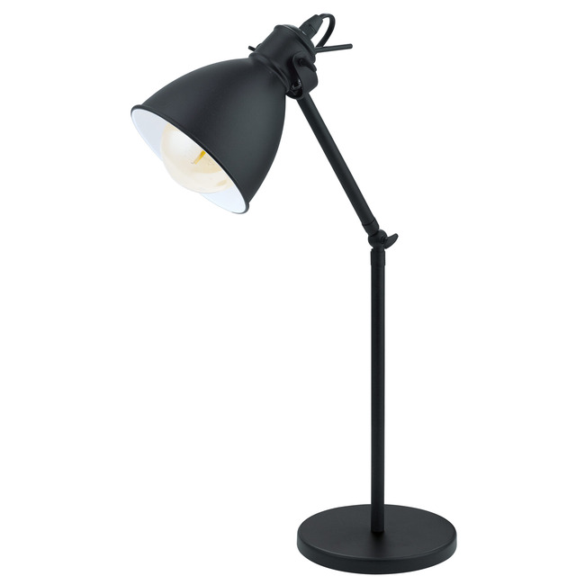 Priddy Black Desk Lamp by Eglo 49469A