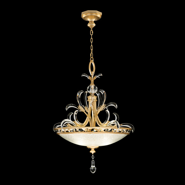 Beveled Arcs Bowl Pendant by Fine Art Handcrafted Lighting