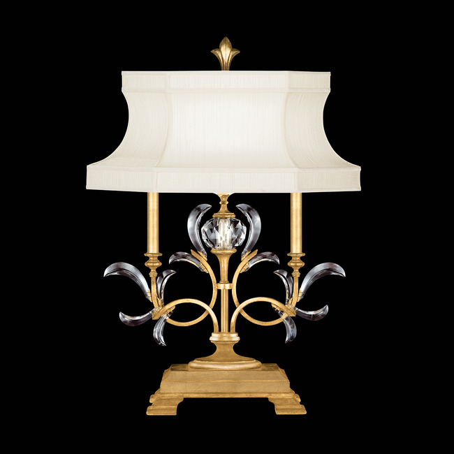 Beveled Arcs Wide Table Lamp by Fine Art Handcrafted Lighting