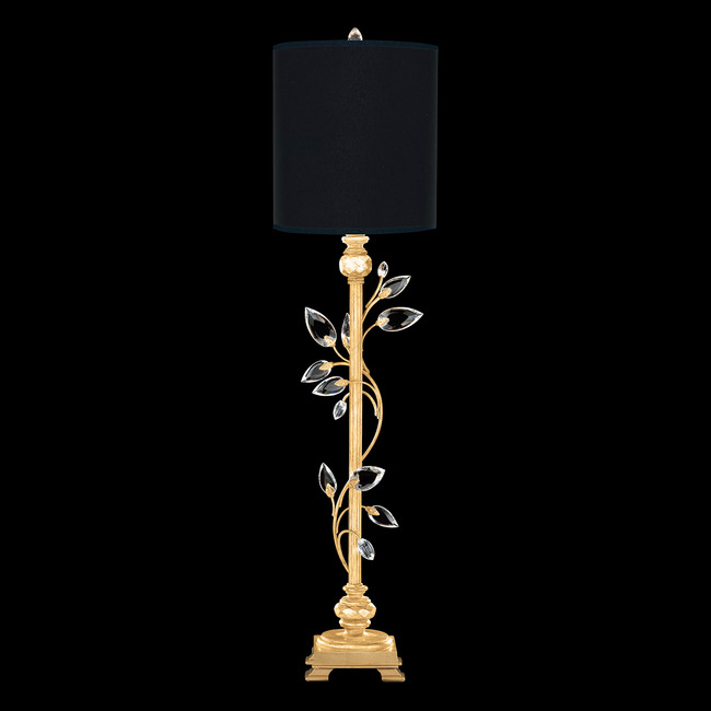Crystal Laurel Cylinder Table Lamp by Fine Art Handcrafted Lighting
