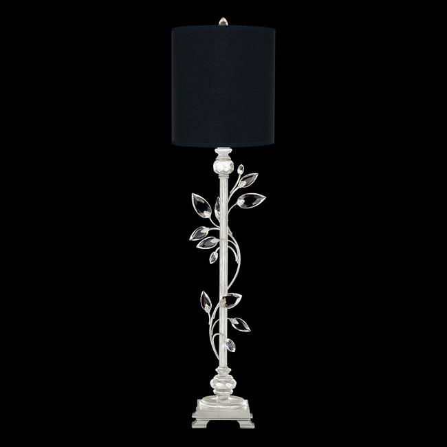 Crystal Laurel Cylinder Table Lamp by Fine Art Handcrafted Lighting