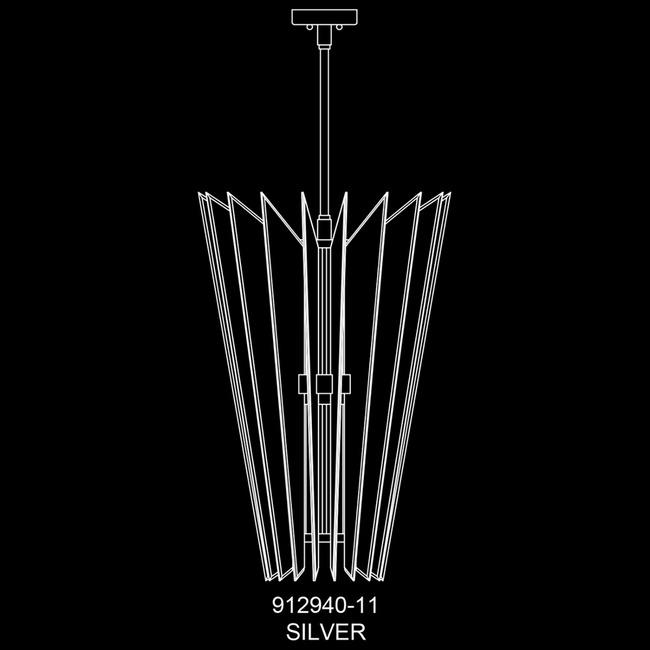 Newton Spider Pendant by Fine Art Handcrafted Lighting