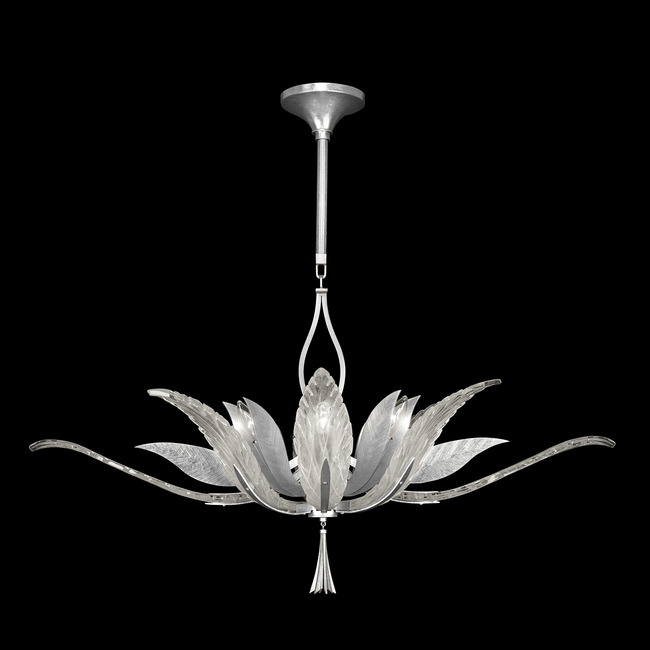 Plume Oblong Chandelier by Fine Art Handcrafted Lighting