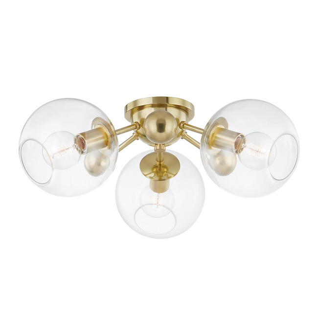 Abbott Semi Flush Ceiling Light by Hudson Valley Lighting