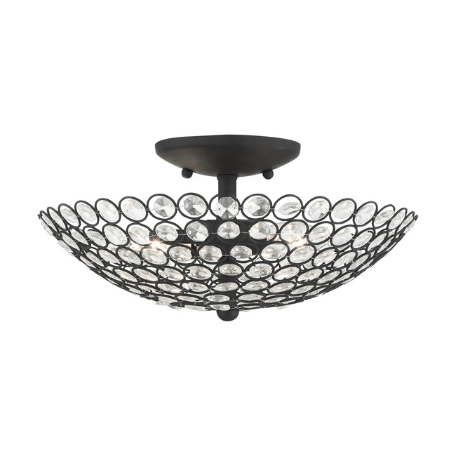 Cassandra Semi Flush Ceiling Light by Livex Lighting