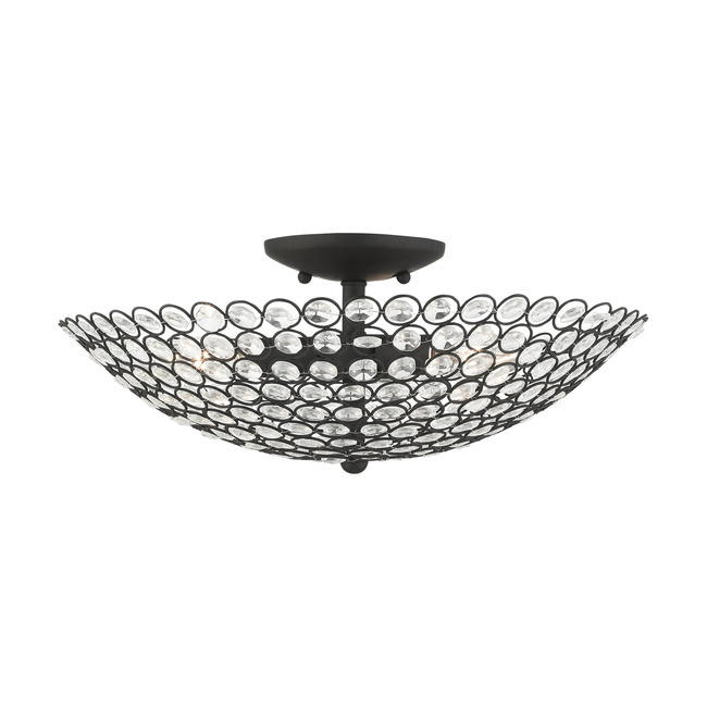 Cassandra Semi Flush Ceiling Light by Livex Lighting