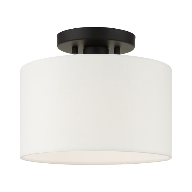 Meridian Stout Semi Flush Ceiling Light by Livex Lighting