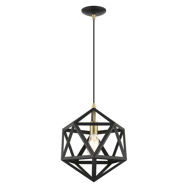 Geometric Octagon Pendant by Livex Lighting