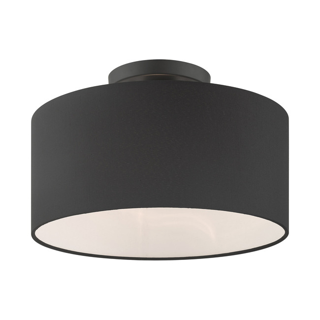 Bainbridge Drum Semi Flush Ceiling Light by Livex Lighting