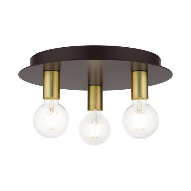 Hillview 3 Flush Ceiling Light by Livex Lighting