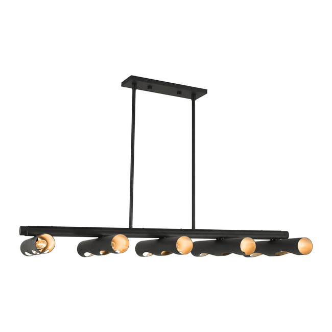 Novato 10-Light Linear Chandelier by Livex Lighting