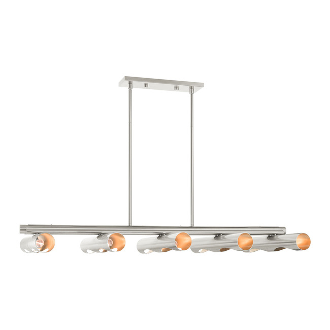 Novato 10-Light Linear Chandelier by Livex Lighting