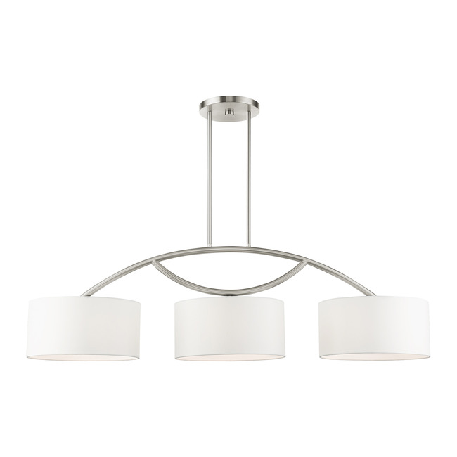 Meridian Curve Linear Chandelier by Livex Lighting