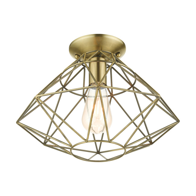 Geometric Flush Ceiling Light by Livex Lighting