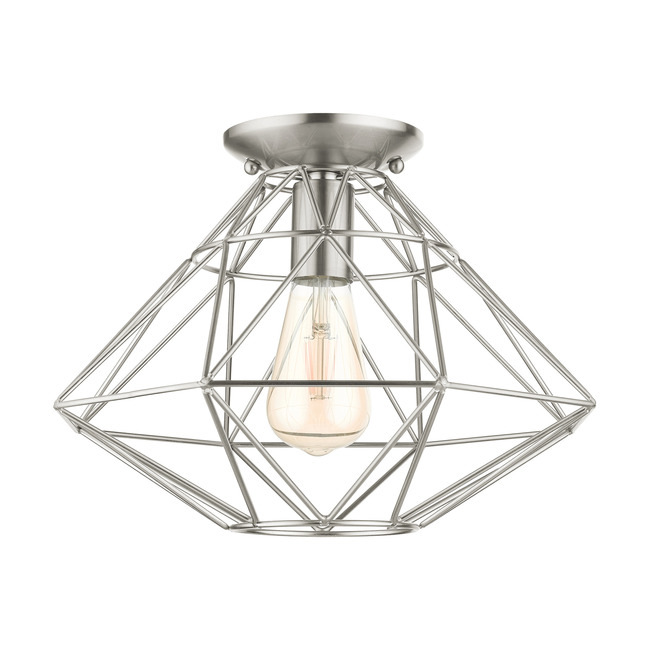 Geometric Flush Ceiling Light by Livex Lighting