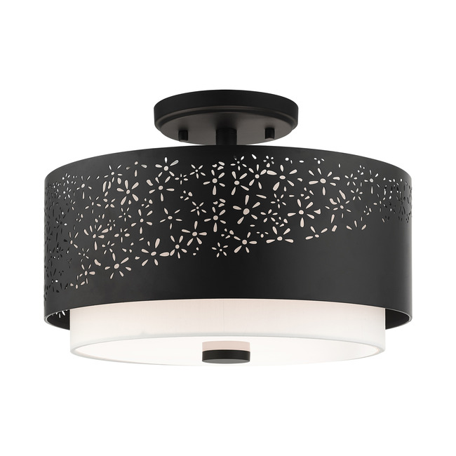 Noria Semi Flush Ceiling Light by Livex Lighting