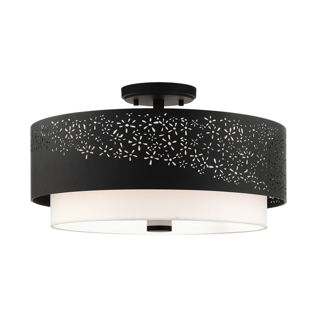 Noria Semi Flush Ceiling Light by Livex Lighting