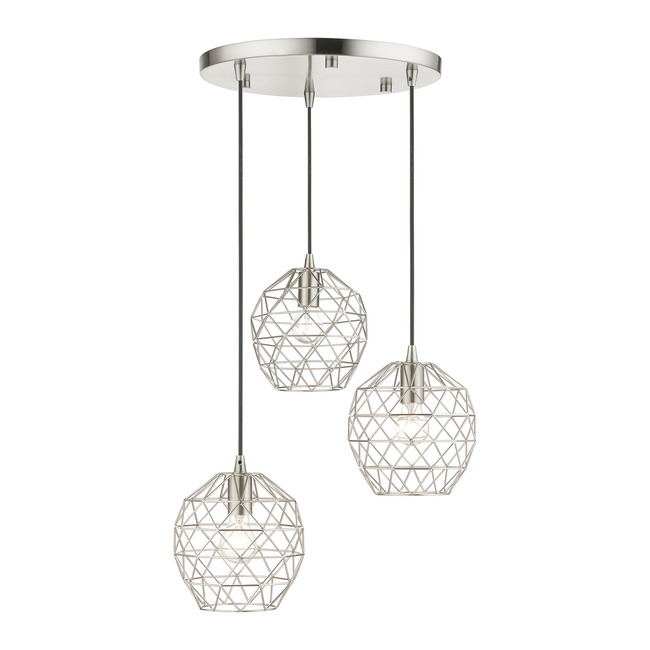 Geometrix Multi Light Pendant by Livex Lighting