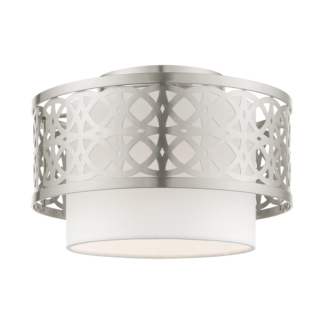 Calinda Semi Flush Ceiling Light by Livex Lighting