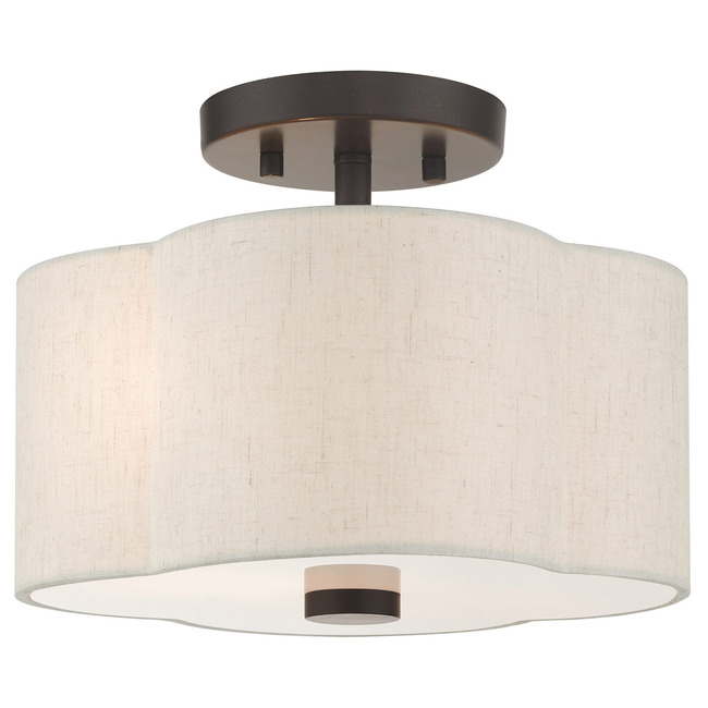 Solstice Semi Flush Ceiling Light by Livex Lighting