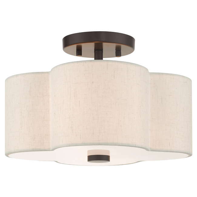 Solstice Semi Flush Ceiling Light by Livex Lighting