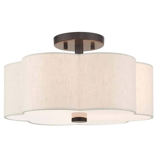 Solstice Semi Flush Ceiling Light by Livex Lighting