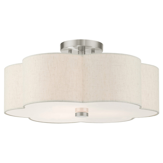 Solstice Semi Flush Ceiling Light by Livex Lighting