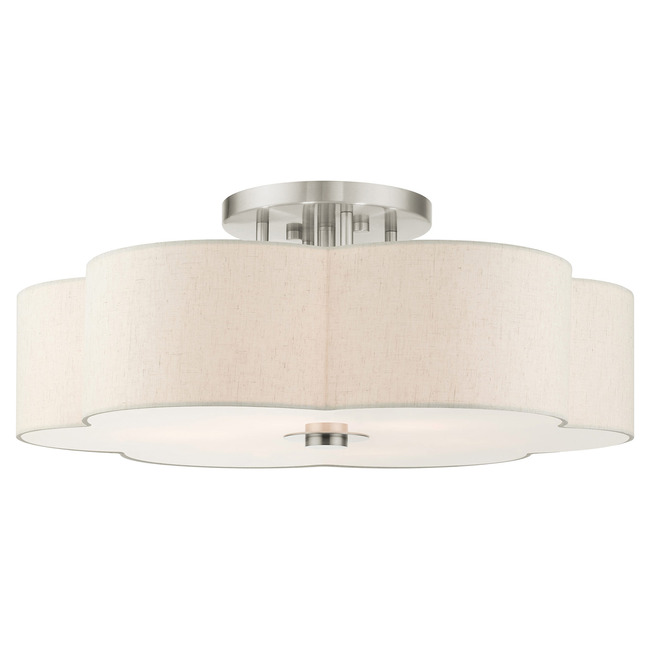 Solstice Semi Flush Ceiling Light by Livex Lighting
