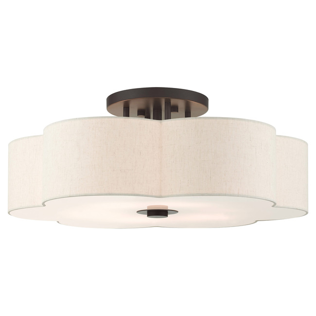 Solstice Semi Flush Ceiling Light by Livex Lighting