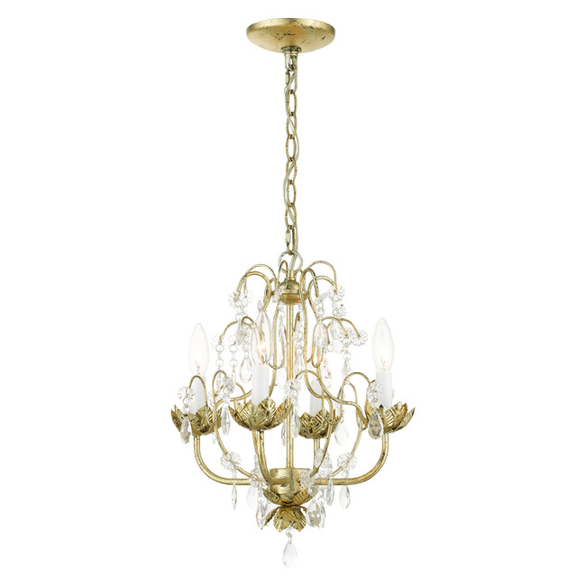Acanthus Wing Chandelier by Livex Lighting