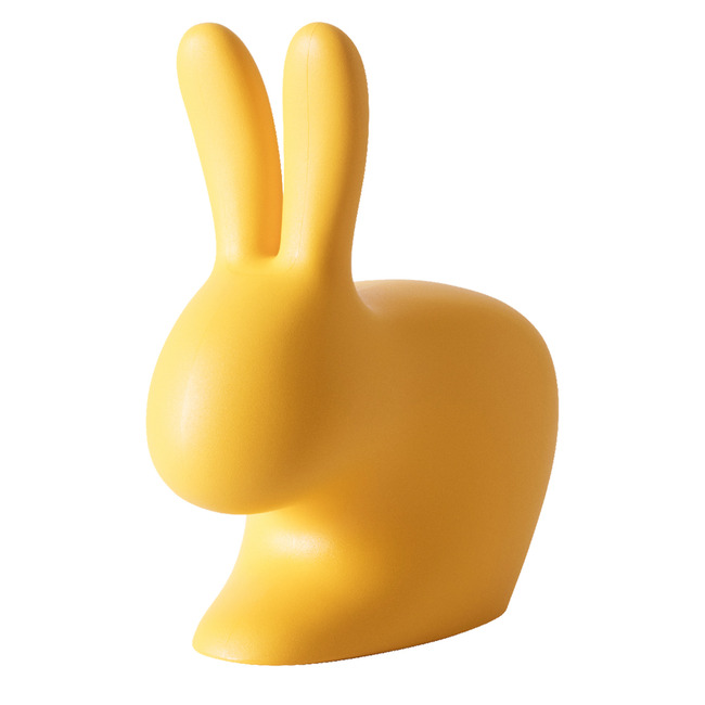 Rabbit Doorstopper Yellow by Qeeboo