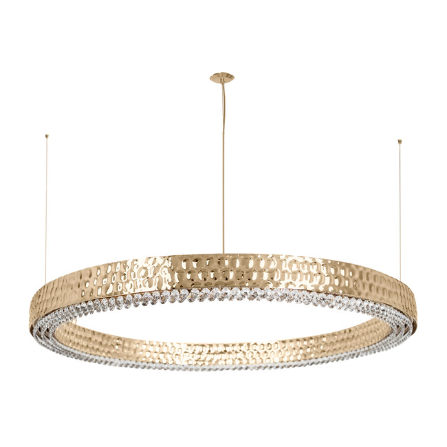 Metis Hammered Chandelier by Castro Lighting