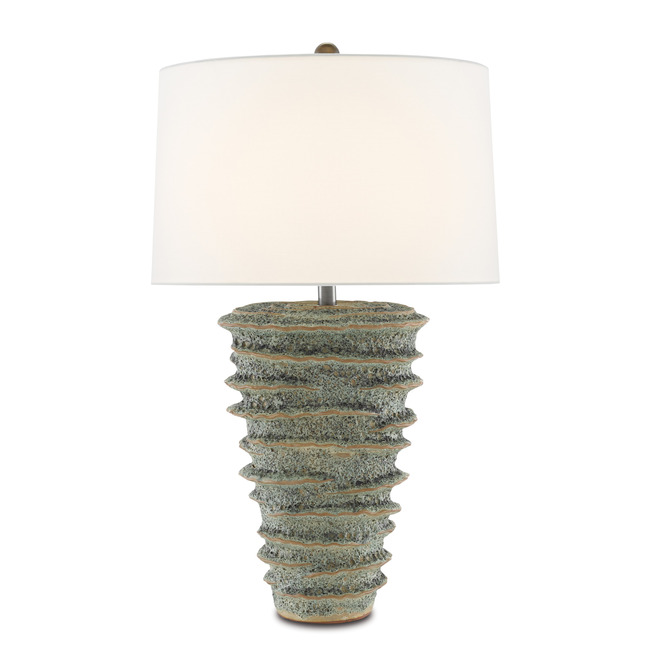 Sunken Green Table Lamp by Currey and Company