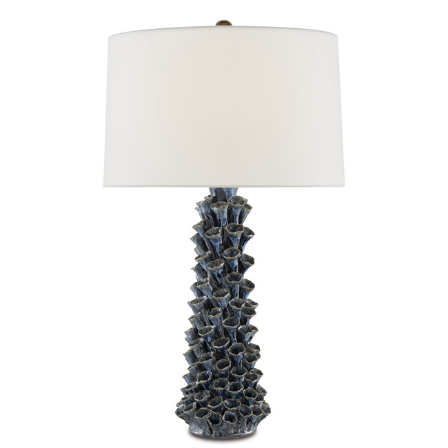 Sunken Blue Table Lamp by Currey and Company