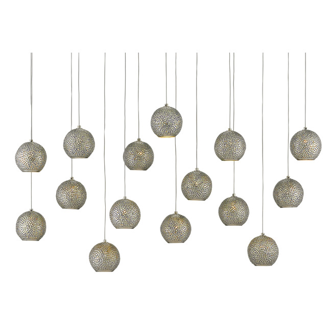 Giro Linear Multi Light Pendant by Currey and Company